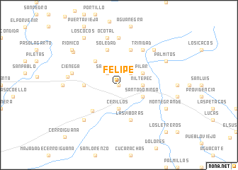 map of Felipe