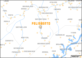map of Felisberto