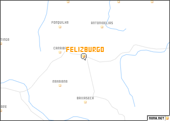map of Felizburgo