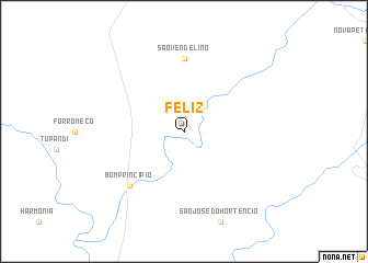 map of Feliz