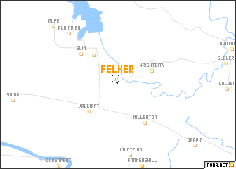 map of Felker