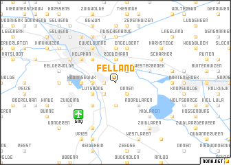 map of Felland