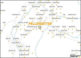 map of Fellengatter