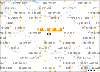 map of Fellerdilln