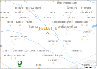 map of Felletto