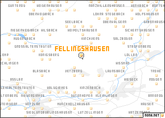 map of Fellingshausen