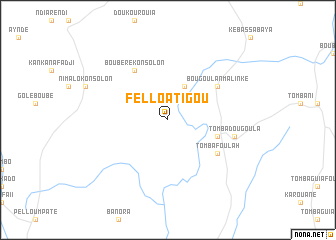 map of Fello Atigou