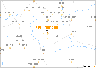 map of Fello Morou II