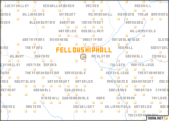 map of Fellowship Hall