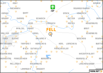 map of Fell
