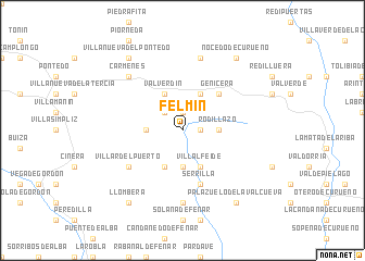 map of Felmín