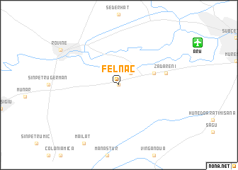 map of Felnac
