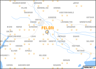 map of Felóni