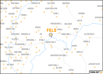 map of Felo