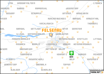 map of Felsenau