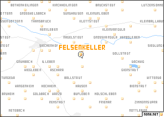 map of Felsenkeller