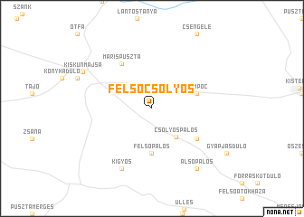 map of Felsőcsólyos
