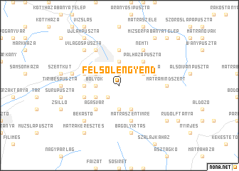 map of Felsőlengyend