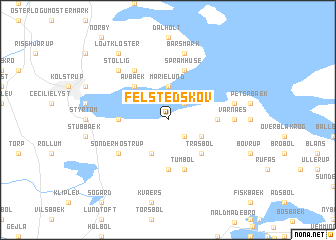 map of Felstedskov