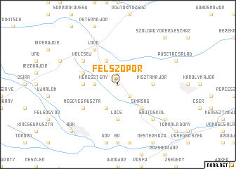 map of Felszopor