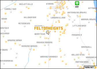 map of Felton Heights