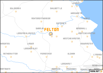 map of Felton