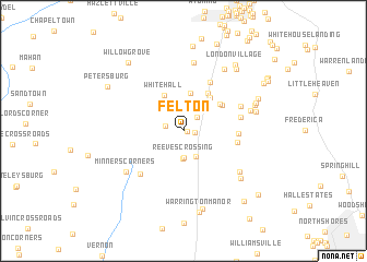 map of Felton