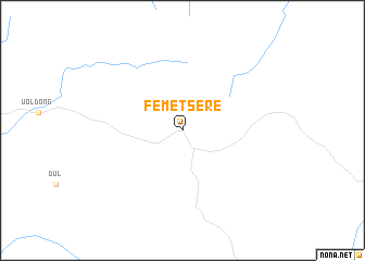 map of Femetsʼere