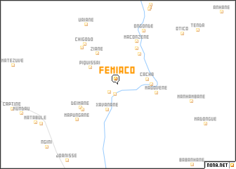 map of Femiaco