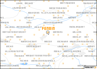 map of Fenain