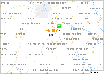 map of Fénay