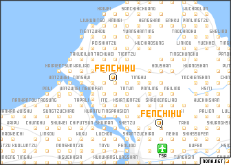 map of Fen-chi-hu