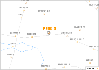 map of Fendig