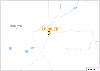 map of Fendoucun