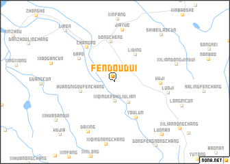 map of Fendoudui