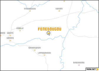 map of Fénédougou