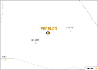 map of Fenelon