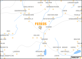 map of Feneós
