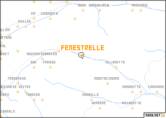 map of Fenestrelle