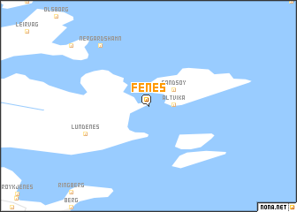 map of Fenes