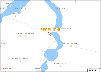 map of Fenevichi