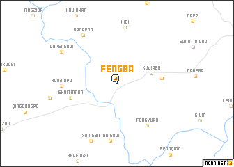 map of Fengba