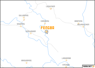 map of Fengba