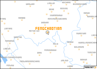 map of Fengchaotian