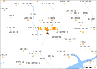 map of Fengcunke
