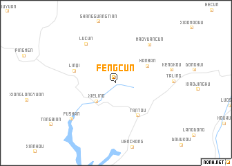 map of Fengcun