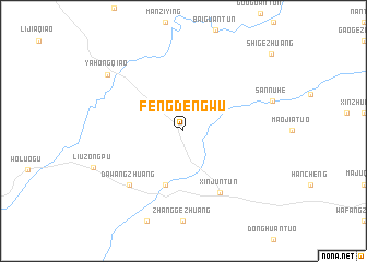 map of Fengdengwu