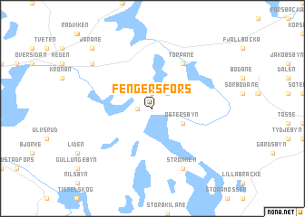 map of Fengersfors