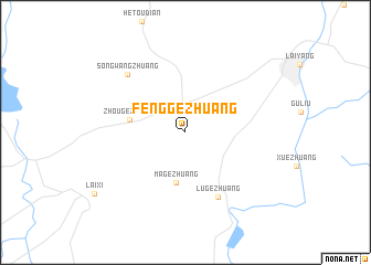 map of Fenggezhuang