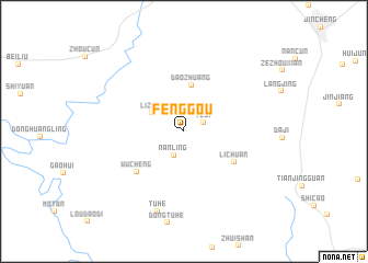 map of Fenggou